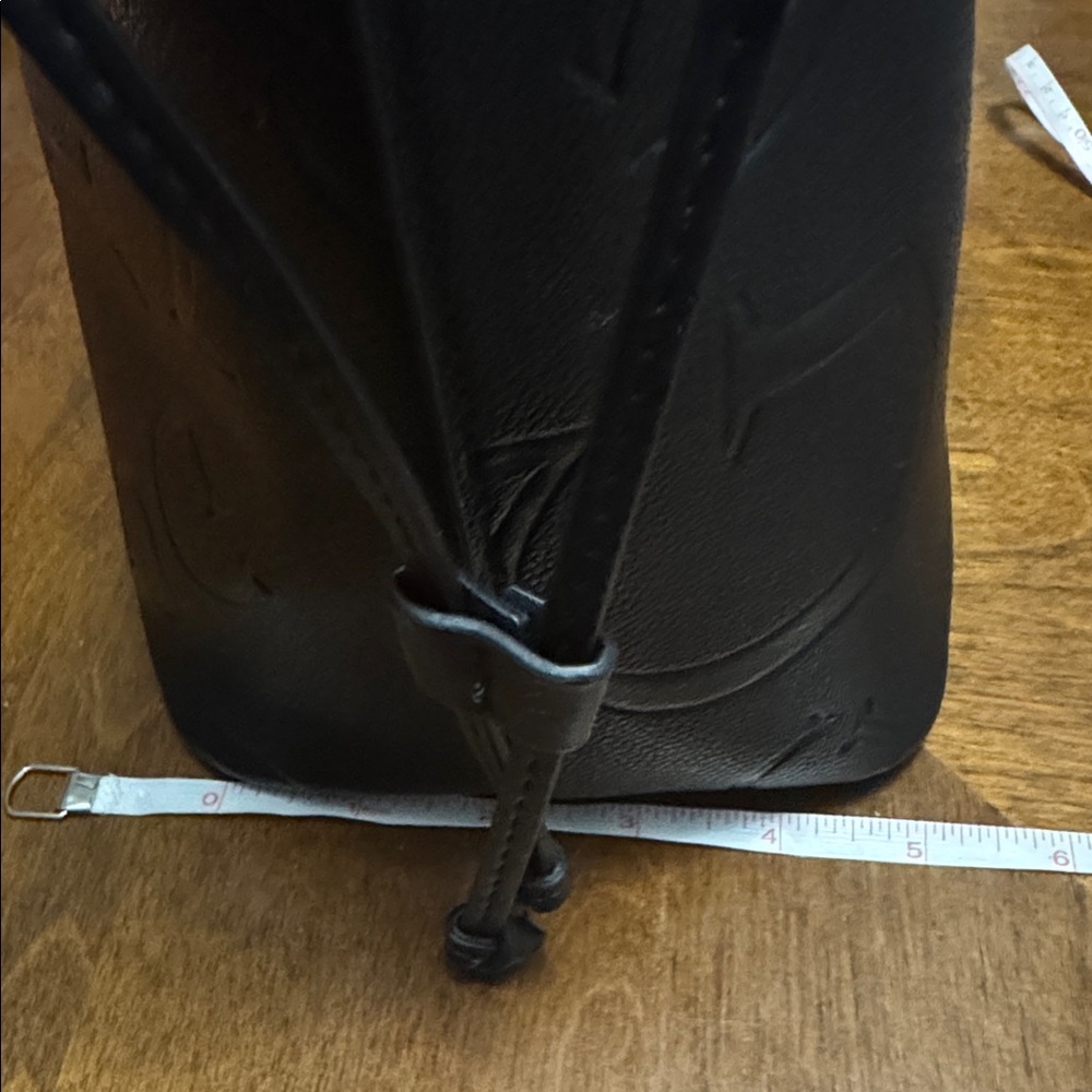 GUESS Black Embossed Logo Tote - Picture 4 of 7